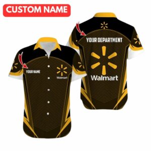 Personalized And Department Logo Walmart In My Heart Hawaiian Shirt