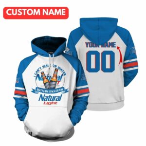 Personalized And Number I Can't Stagger On Natural Light All Over Print Hoodie