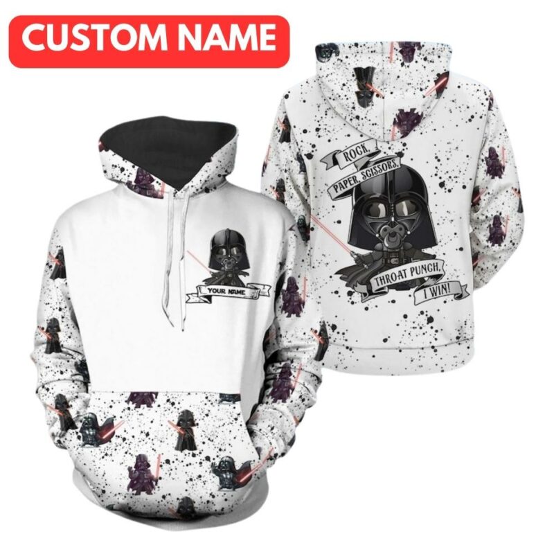 Personalized darth vader star wars 3d hoodie 1