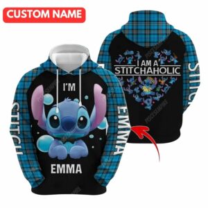 Personalized I Am A Stitchaholic All Over Print Hoodie