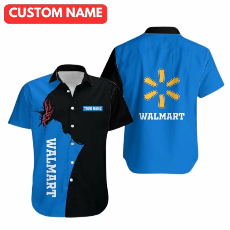 Personalized jesus with walmart hawaiian shirt 1