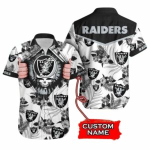 Personalized Las Vegas Grateful Dead Skull Halloween Hawaiian Shirt