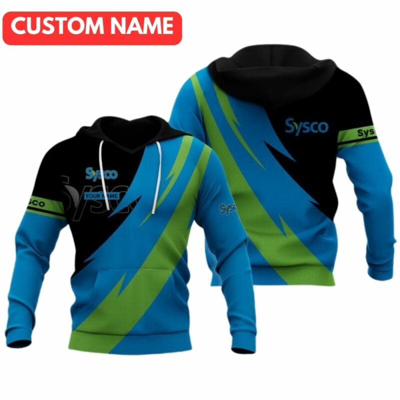 Personalized logo sysco uniform 3d hoodie 1
