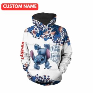 Personalized Ohana Mean Family Stitch All Over Print Hoodie