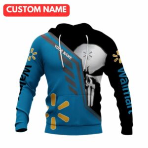 Personalized Skull Punisher With Walmart All Over Print Hoodie
