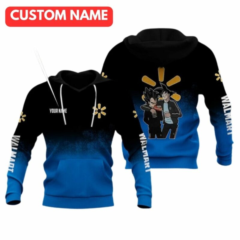 Personalized son goku dragon with walmart 3d hoodie 1