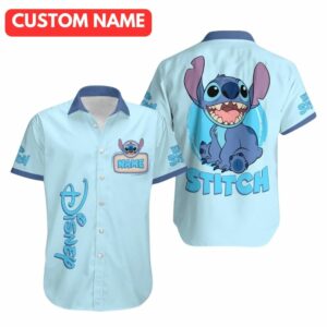 Personalized Stitch Ohana Means Family Lilo And Stitch Summer Hawaiian Shirt