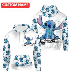 Personalized Stitch Pattern All Over Print Hoodie