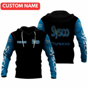 Personalized Sysco In My Heart Black And Blue Funny All Over Print Hoodie