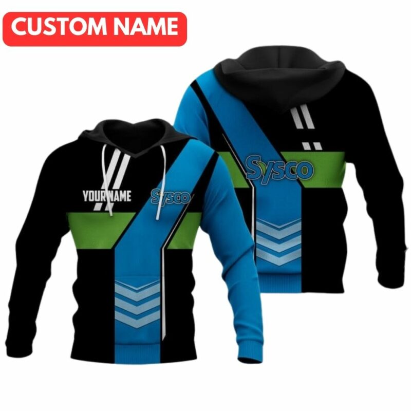 Personalized sysco logo in my heart 3d hoodie 1