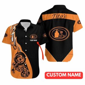 Personalized Tito's Logo In My Heart Hawaiian Shirt