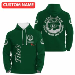 Personalized Tito's St Patrick's Day All Over Print Hoodie