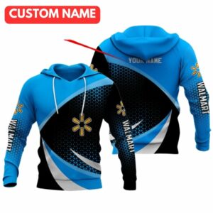 Personalized Walmart Black And Blue Funny All Over Print Hoodie