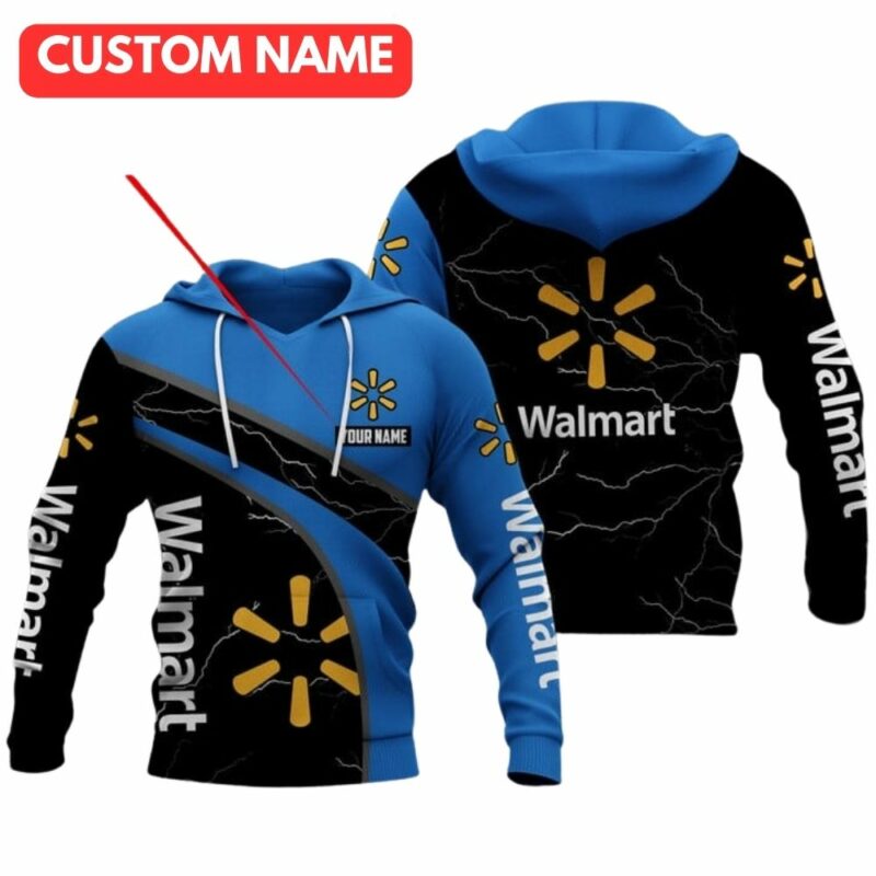 Personalized walmart logo in my heart thunder 3d hoodie 1