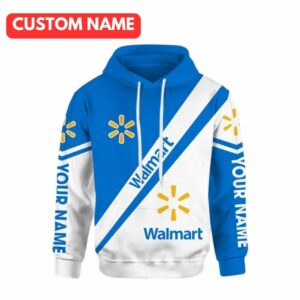 Personalized Walmart Logo White All Over Print Hoodie
