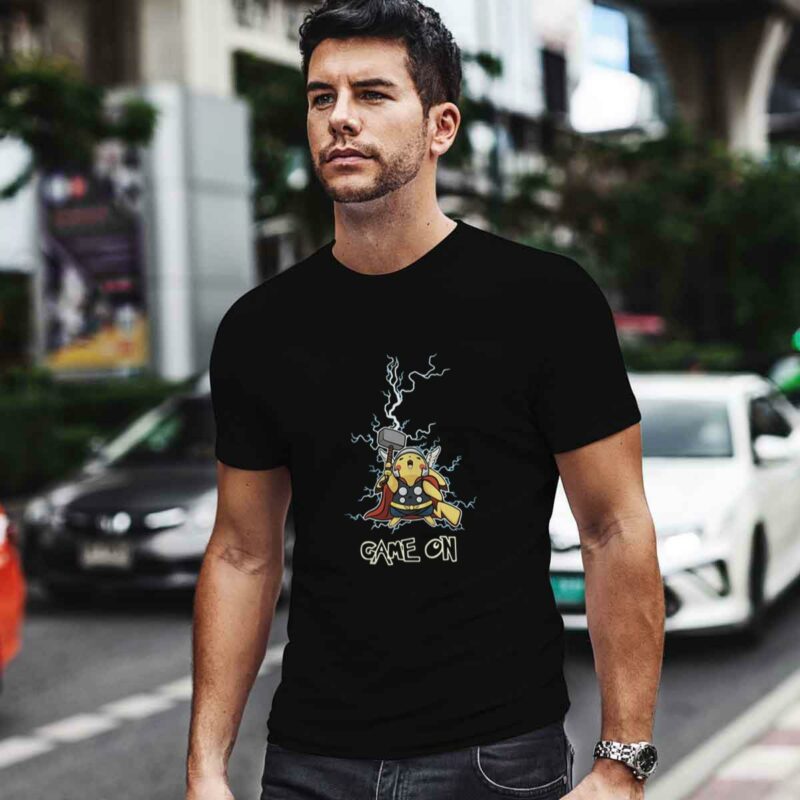 Pikachu Being The God Of Thunder Thor Game On 0 T Shirt