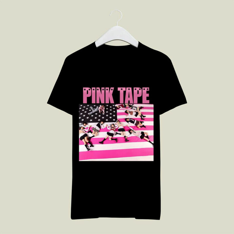 Pink Tape Tour Dates 2023 Front 4 T Shirt