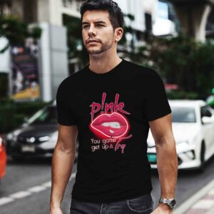 Pink You Gotta Get Up And Try Lips Bite 0 T Shirt