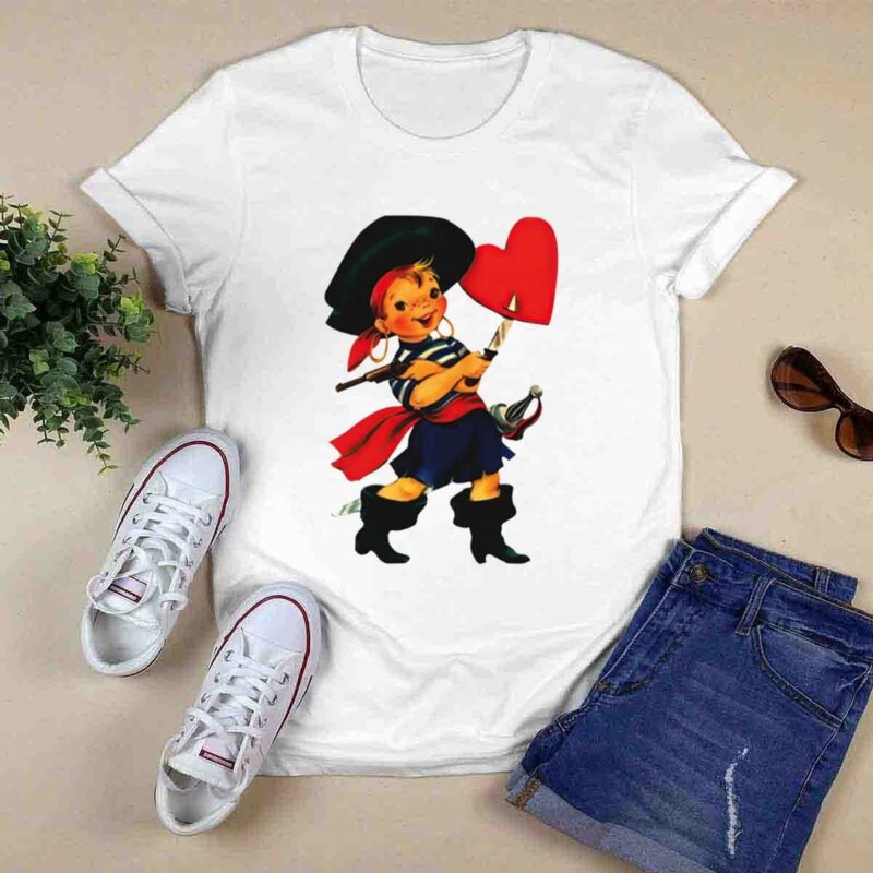 Pirate Valentine Baby 0 T Shirt