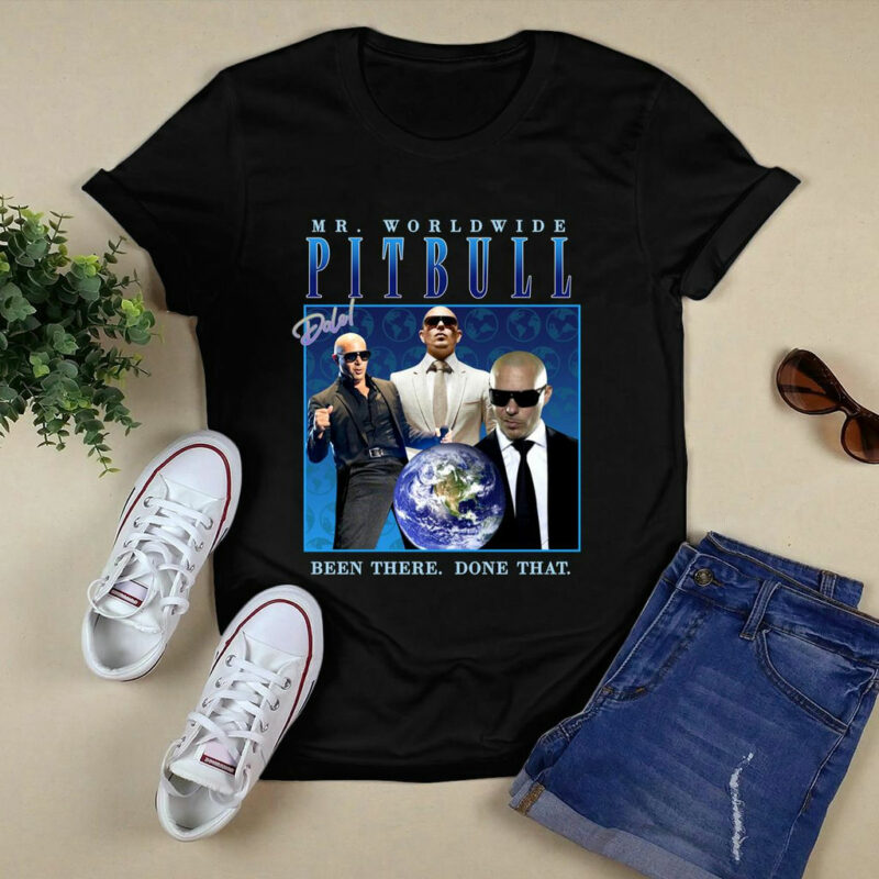 Pitbull Cant Stop Us Now Summer Tour Dates 2022 Front 4 T Shirt