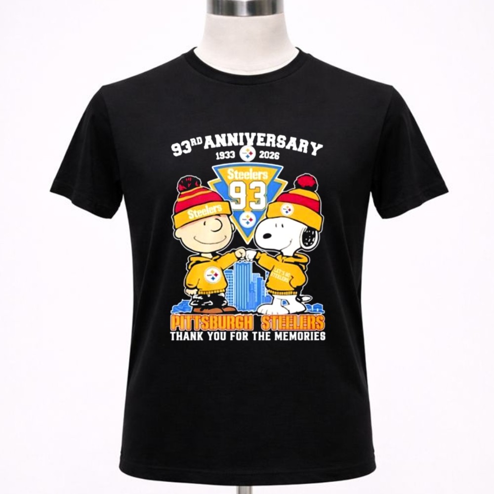 Pittsburgh Steelers Outfit With Snoopy And Charlie Brown 93rd Anniversary 1933 2026 1 T Shirt.jpg