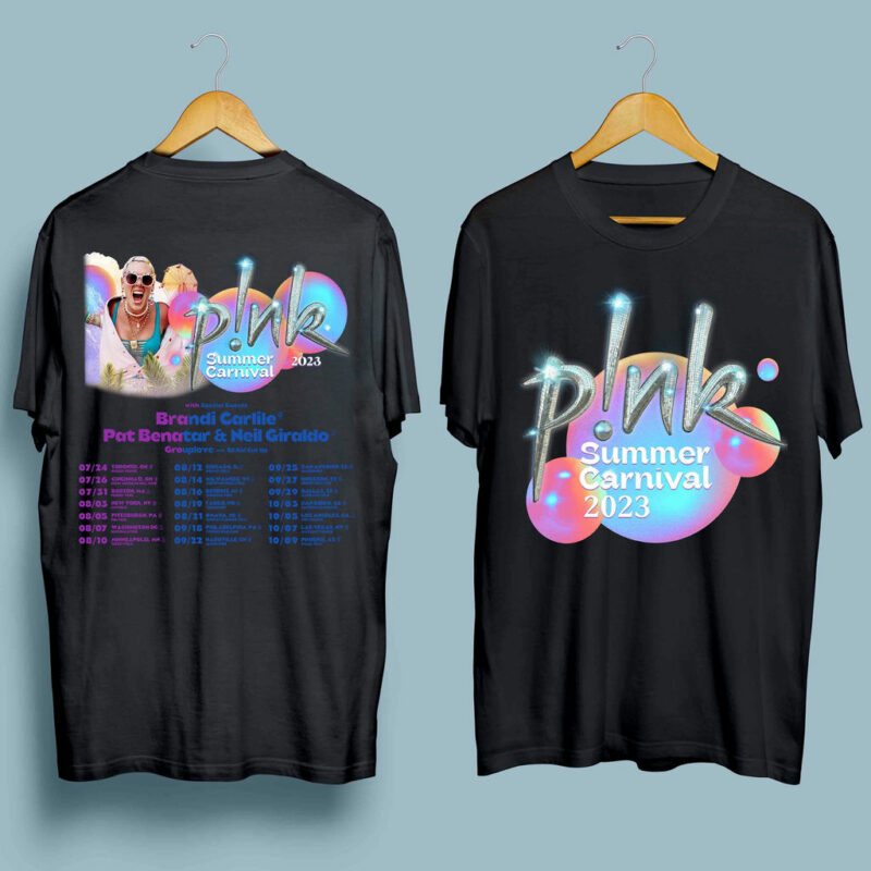 Pnk Summer Carnival Tour 2023 1 Front 4 T Shirt