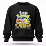 Pokemon 30th Anniversary 2026 Pikachu Mewtwo Eevee Mew Dragonite Snorlax 3 Sweatshirt.jpg