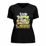 Pokemon 30th Anniversary 2026 Pikachu Mewtwo Eevee Mew Dragonite Snorlax 5 Womens V Neck.jpg