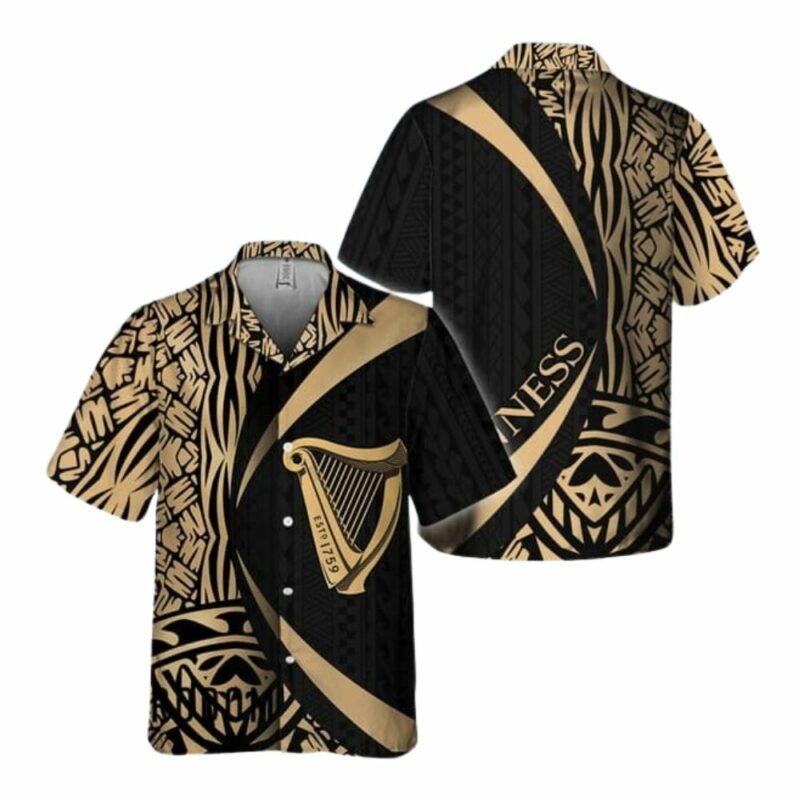 Polynesian Samoan Guinness Hawaiian Shirt