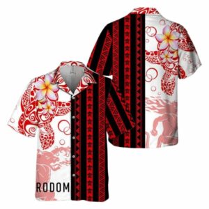 Polynesian Blend Ocean Turtle Fireball Whisky Hawaiian Shirt