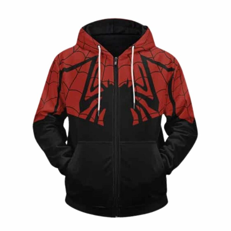 Powerful spider man hero 3d hoodie 1