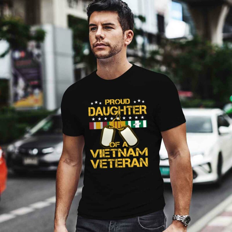 Proud Daughter Of A Vietnam Veteran Military 4 T Shirt