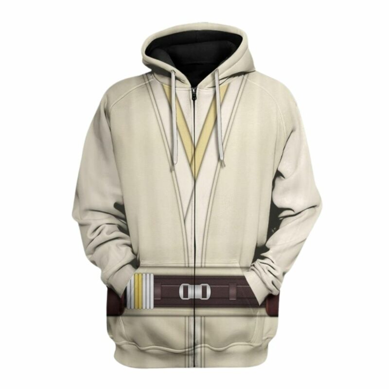 Qui gon jinn costume jedi master star wars 3d hoodie 1
