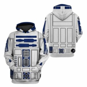 R2 D2 Robot All Over Print Hoodie
