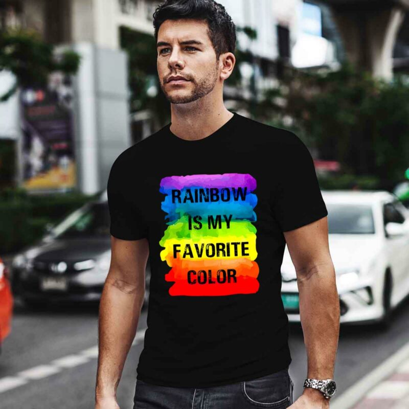 Rainbow Is My Favorite Color Design 0 T Shirt