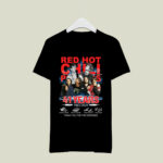 Red Hot Chili Peppers 1983 2024 41 Years Anniversary Thank You for The Memories Signatures 2 T Shirt