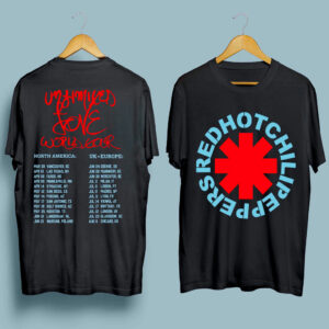 Red Hot Chili Peppers Unlimited Love World Tour 2023 front 4 T Shirt