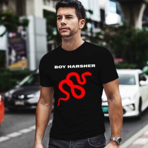 Red snake boy harsher logo 0 T Shirt