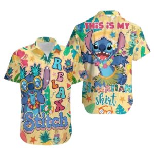 Relax Lilo And Stitch Tropical Hawaiian Shirt