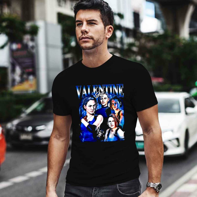 Resident Evil Video Games Jill Valentine Character 0 T Shirt