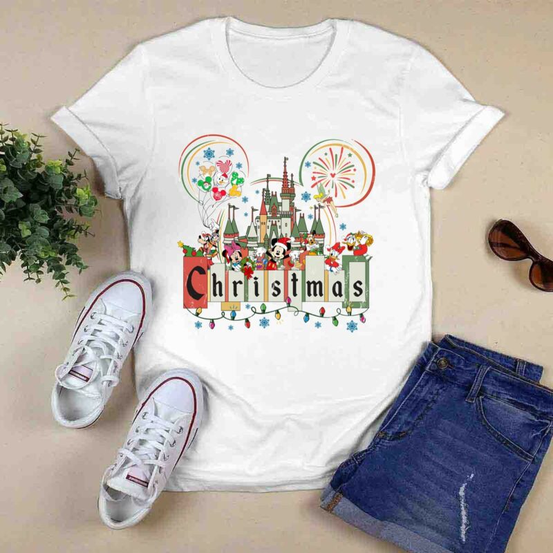 Retro Disneyland Christmas Crewneck Mickey Is Tree Farm Mickey And Friends Disney Family 0 T Shirt