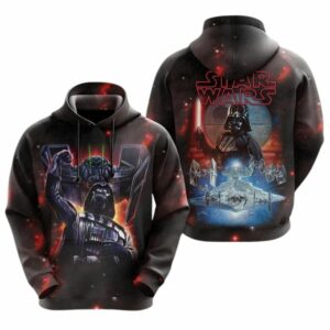Retro Disney Star Wars Darth Vader All Over Print Hoodie