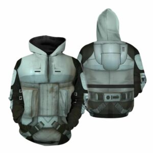 Return Of The Jedi Scout Trooper Cosplay Costume All Over Print Hoodie