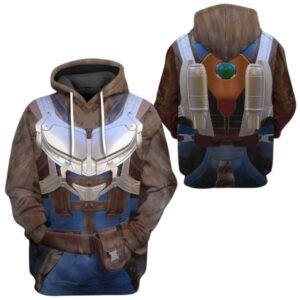 Rocket Raccoon Guardian Of The Galaxy Movie Costume All Over Print Hoodie