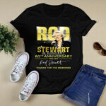 Rod Stewart In Concert 60th Anniversary Thanks For The Memories Signature 2 T Shirt