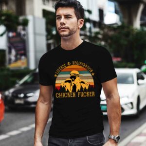 Rodney Farva License Registration Chicken Fucker Super Troopers 0 T Shirt