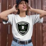 Roswell Police Est 1891 Protect And Serve Those That Land Here 2 T Shirt