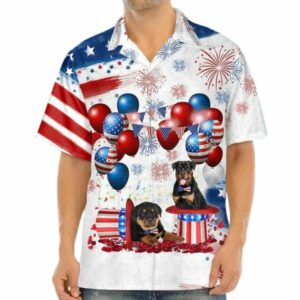 Rottweiler Independence Day Hawaiian Shirt