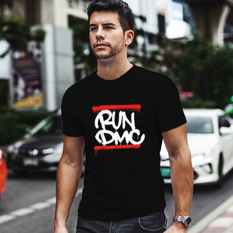 Run Dmc Official Graffiti Logo 5 T Shirt