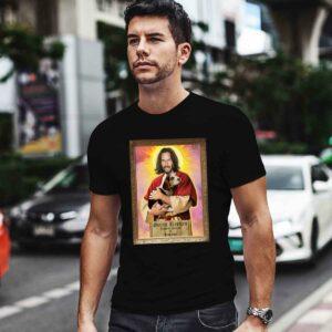 Saint Keanu Reeves Saint Reedes John Wick Patron Saint of Puppies 0 T Shirt